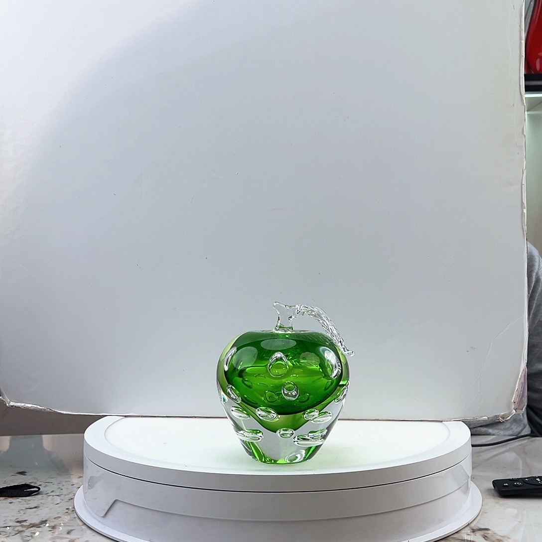 茶盏琉璃水晶苹果