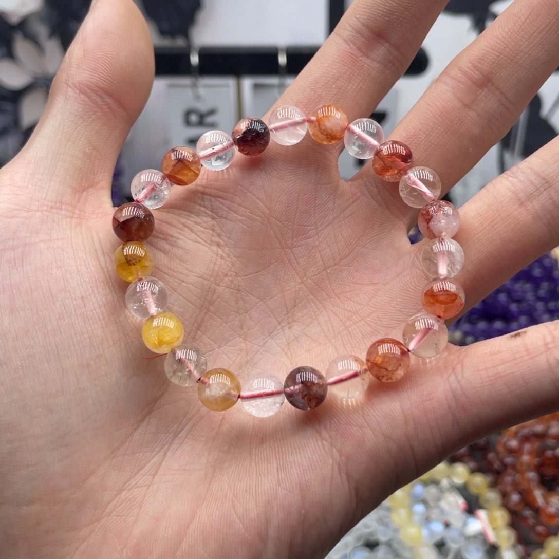 水晶手链未镶嵌浇花