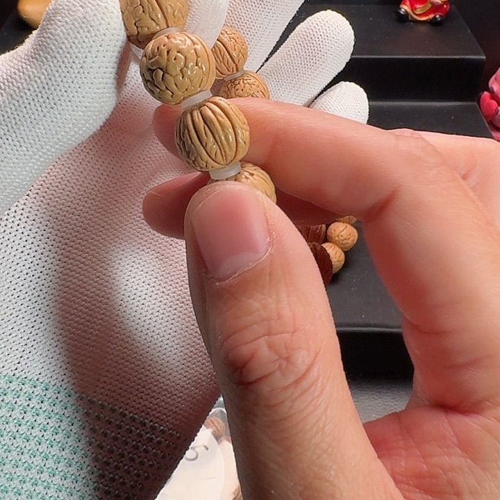 猴头核桃吊坠四*桃核