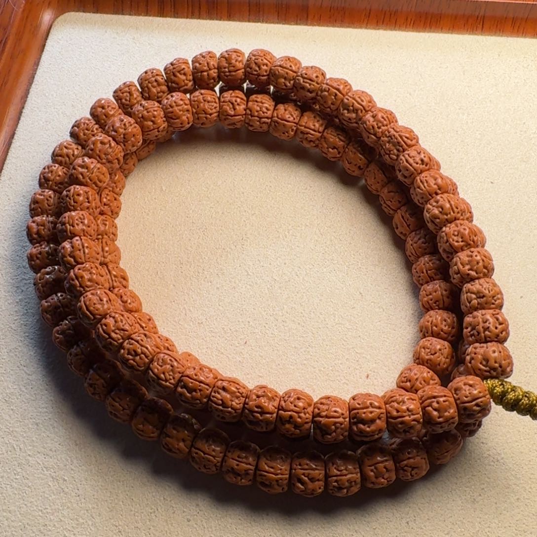 金刚菩提手串藏切盘龙纹