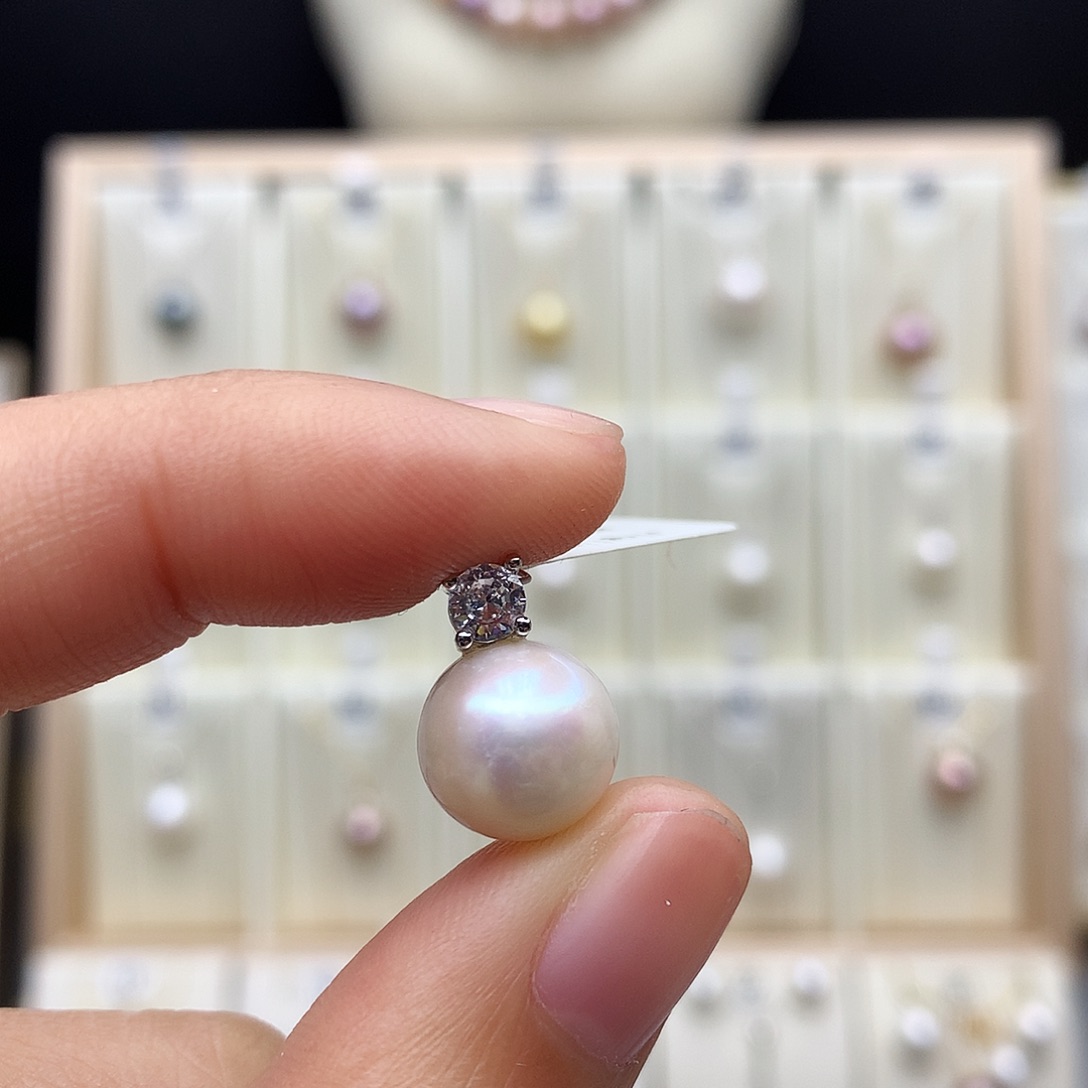 颈饰淡水珍珠合金