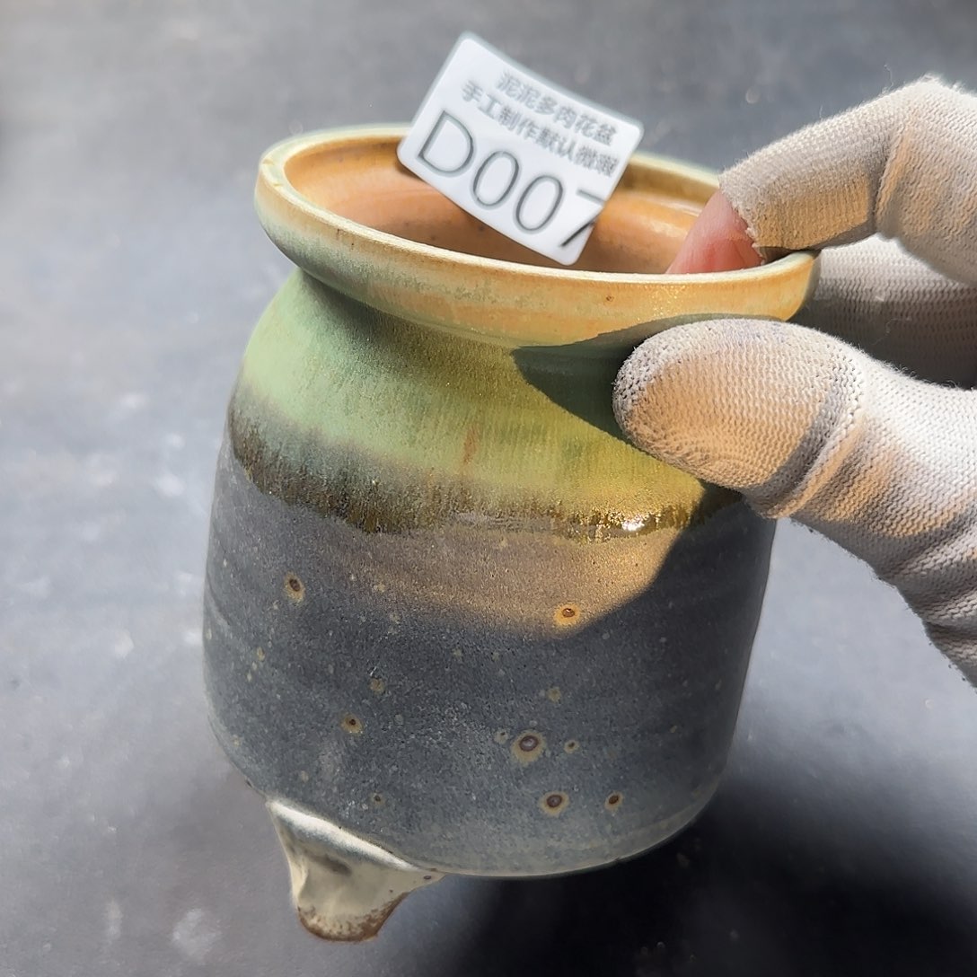 瓷片景德镇手工花盆