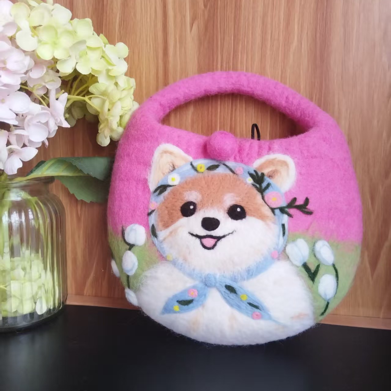 手工包小众手提包网红爆款时尚少女显眼包学生秋冬卡通百搭休闲