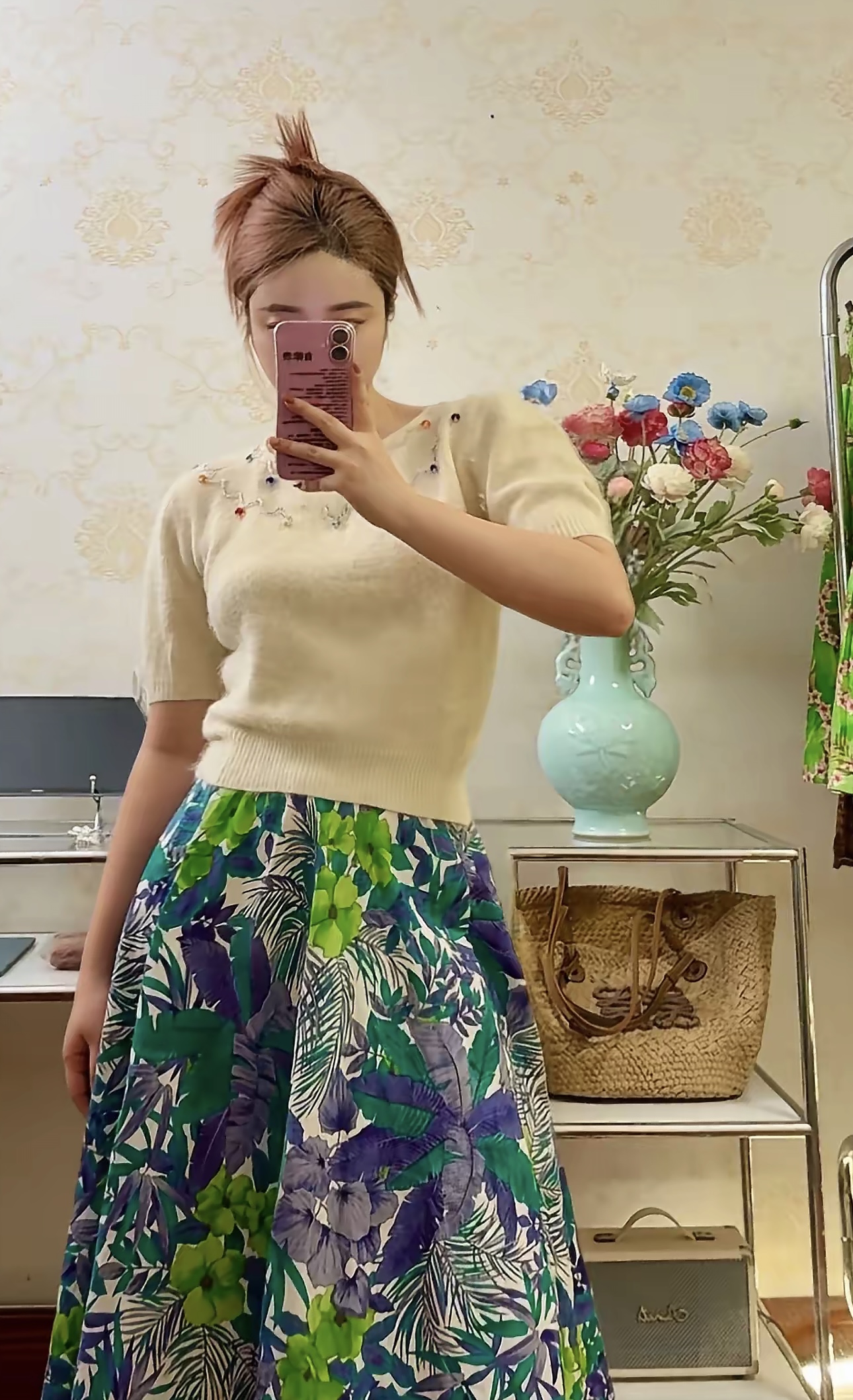 柯柯中古棉半裙Vintage