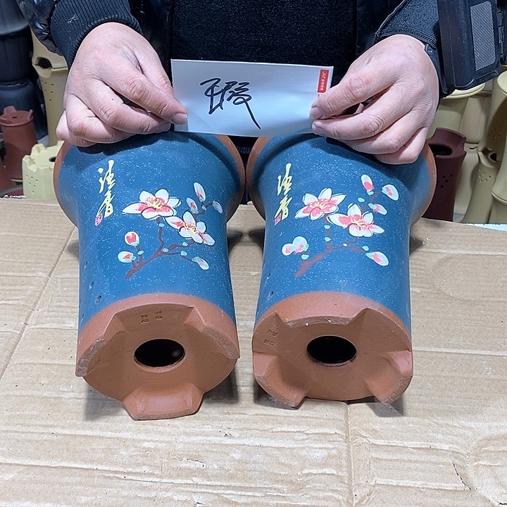 紫砂花盆紫砂花盆