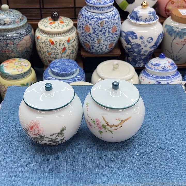 瓷片茶叶罐罐罐罐呀呀呀