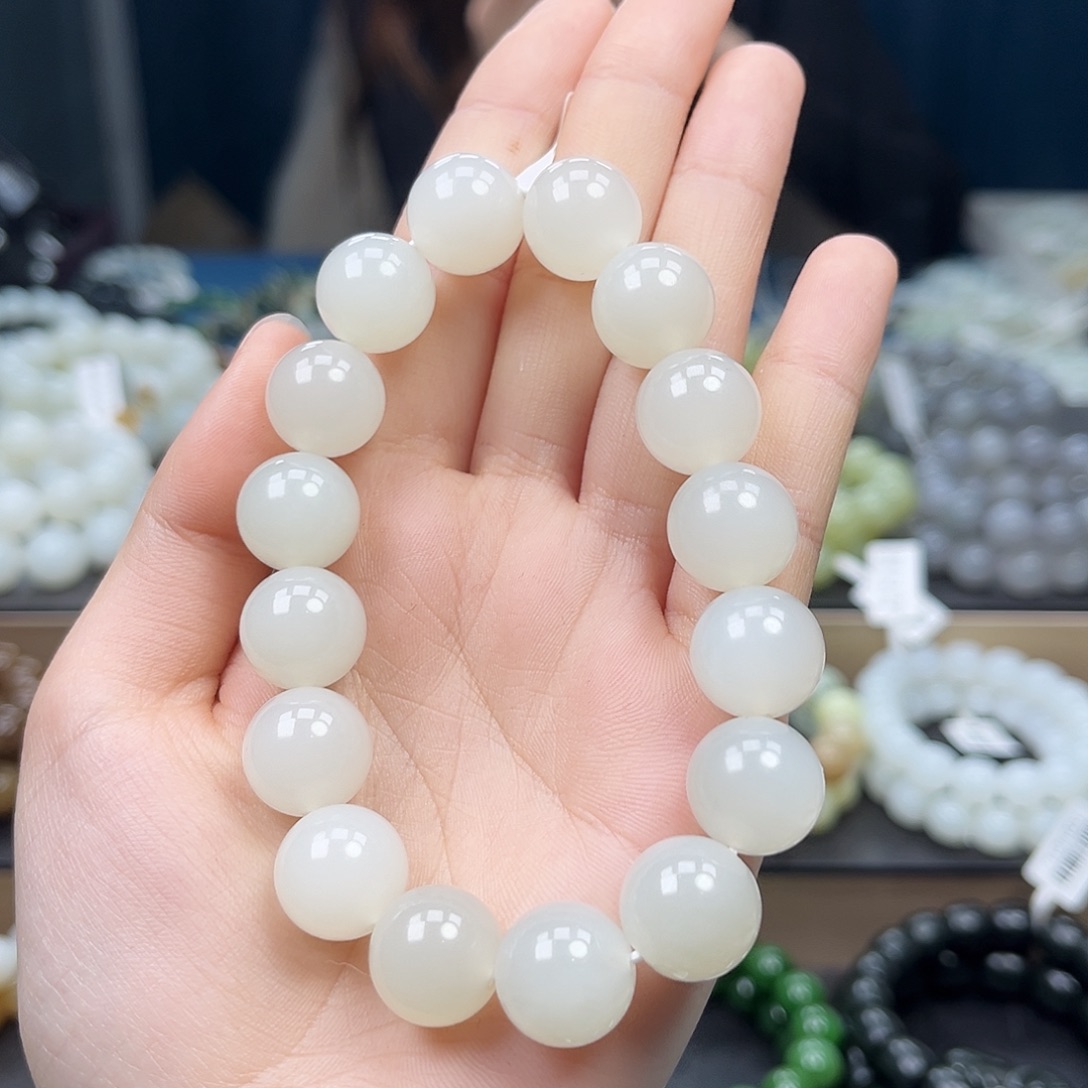 和田玉手链未镶嵌