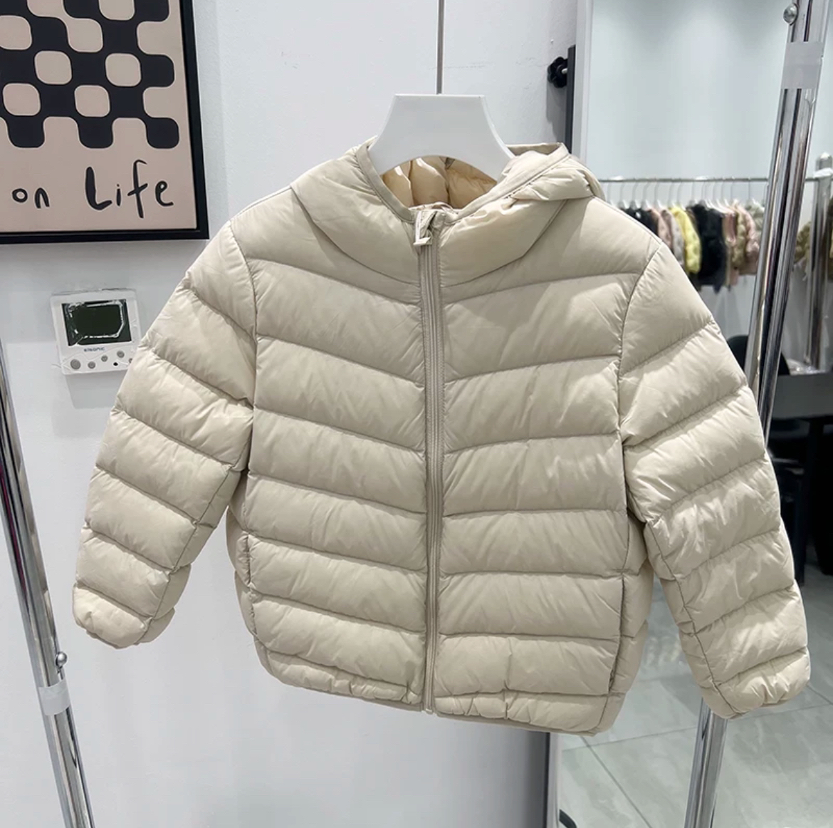 1600休闲男女童轻便棉服冬季