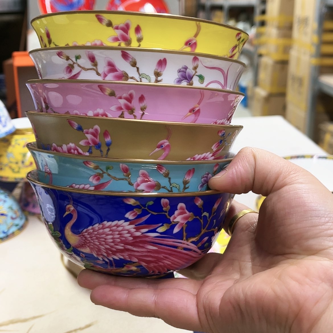 【闪购商品】骨瓷5英寸6混。。。。。。