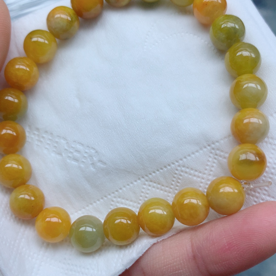 翡翠未镶嵌颈饰珠子