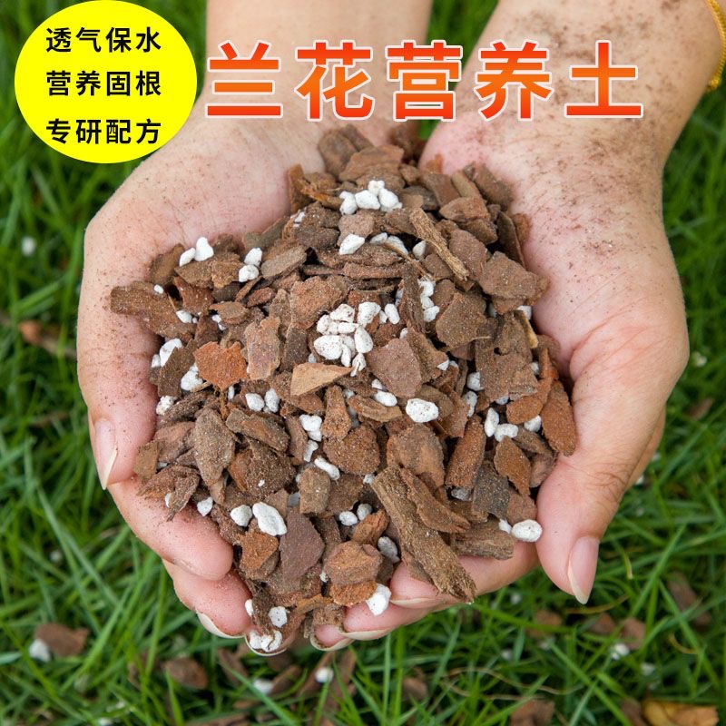 高端透气营养兰花土适用于蝴蝶兰君子兰等多种绿植
