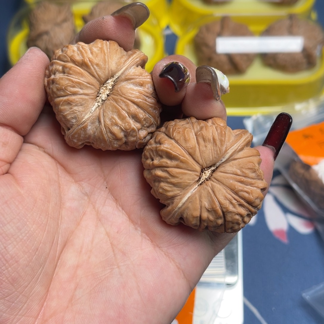 文玩核桃把件?****?南瓜墩41