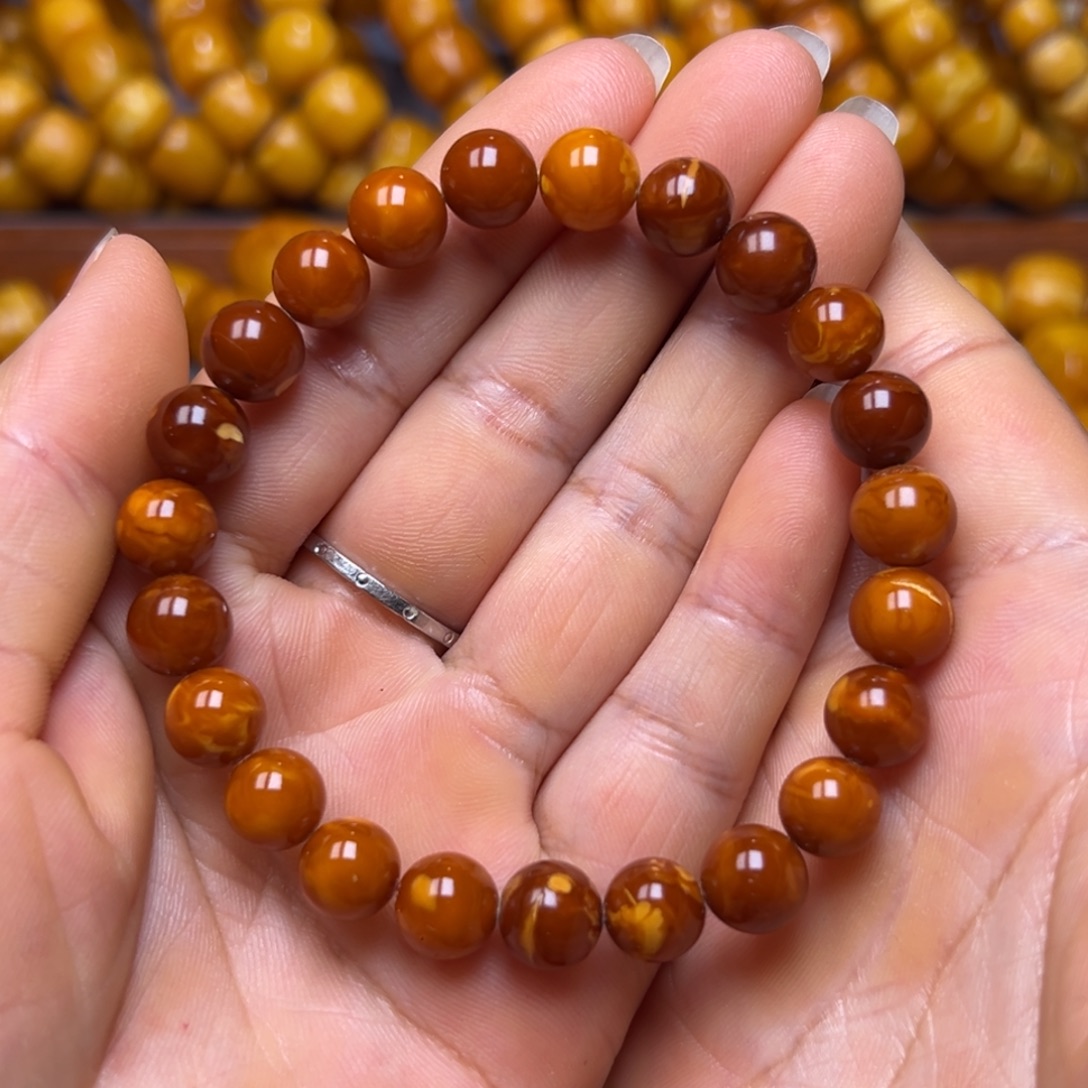 蜜蜡未镶嵌吊坠(不含链)