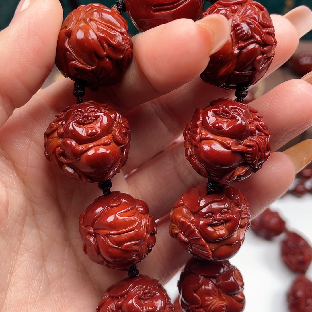 橄榄核手串沧***月弥勒手串