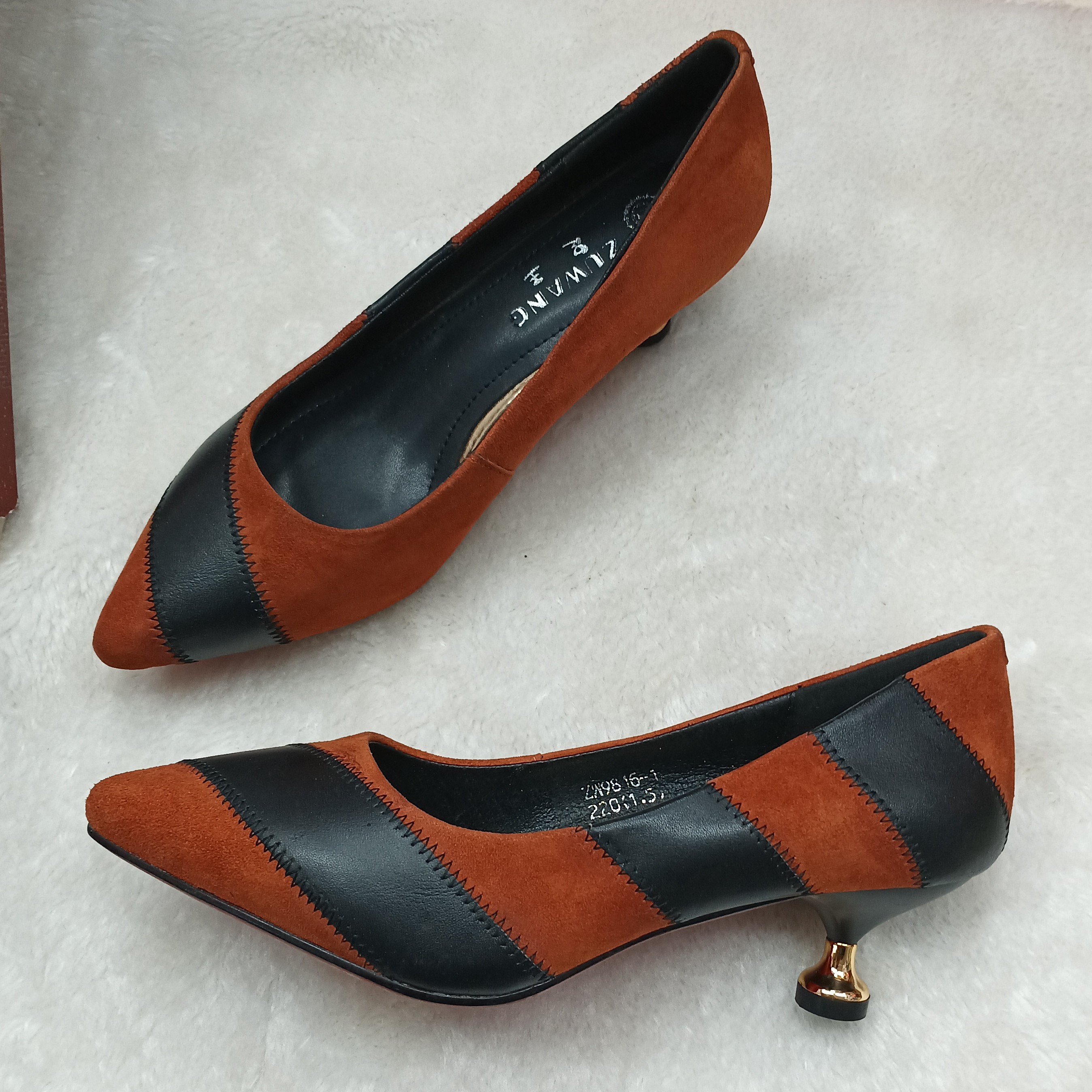 时尚高端百搭女鞋单鞋高跟鞋9816-1