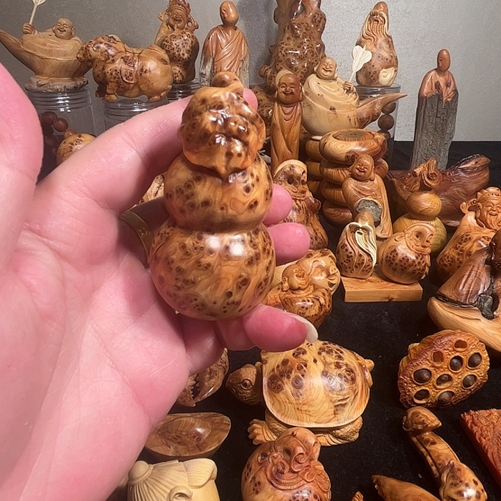 柏木（崖柏）太行崖柏 手工雕刻