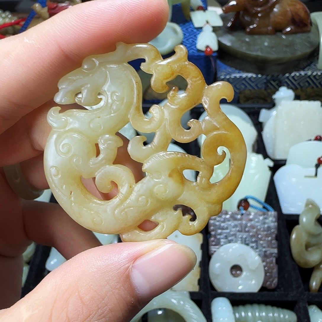 颈饰未镶嵌和田玉（糖玉）开播福利感谢支持