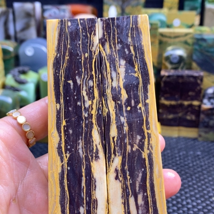 印度石青田石印章石