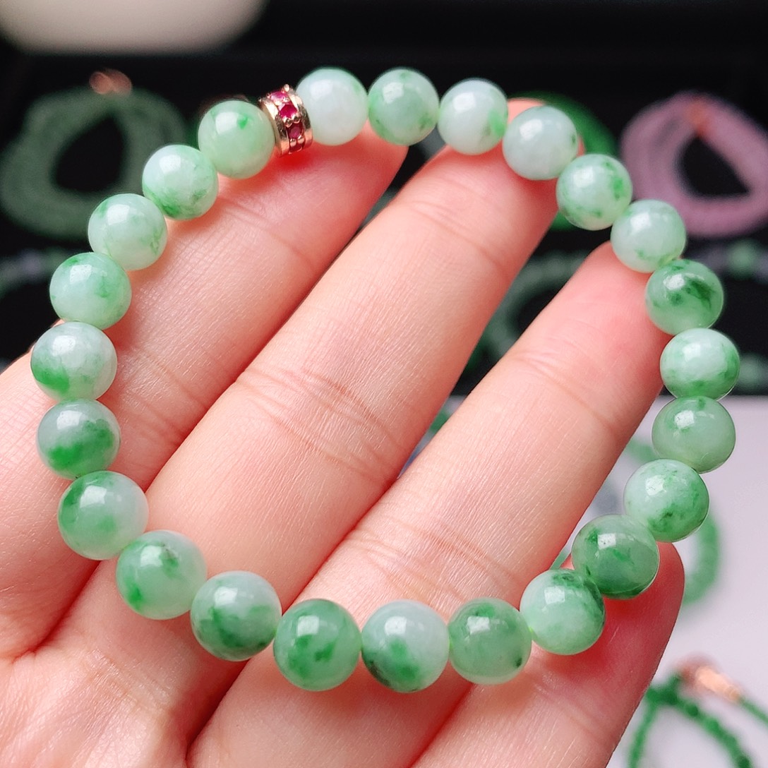 未镶嵌手链翡翠翡翠