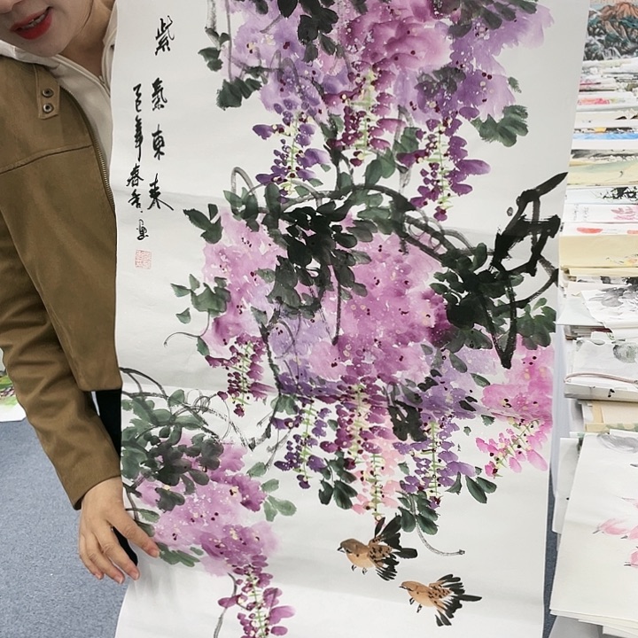 国画纯手绘国画作品
