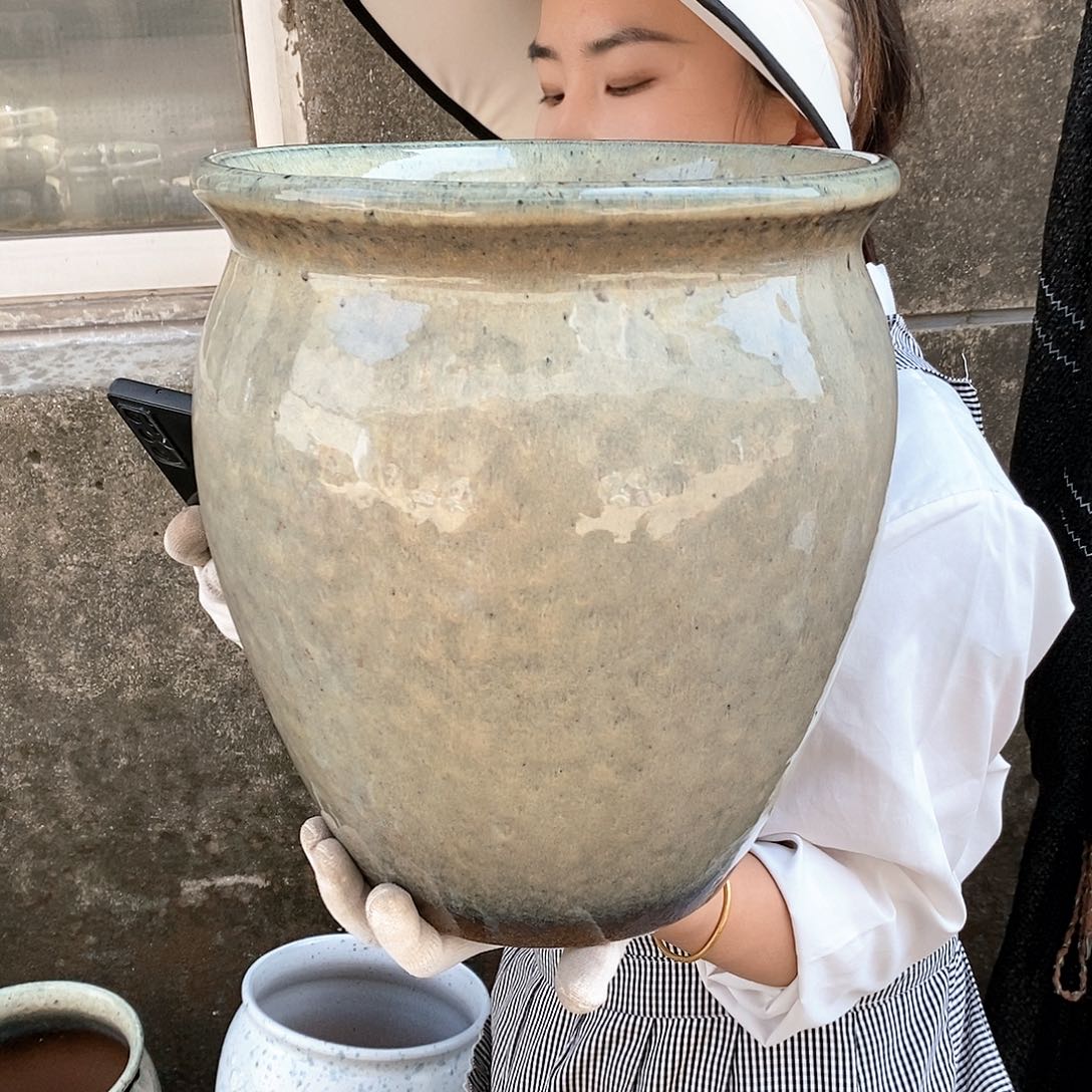 紫砂花盆正品口27高30