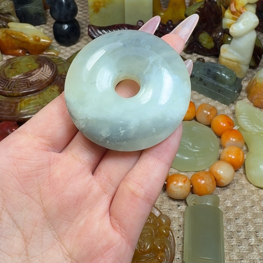 吊坠白玉菩提挂件