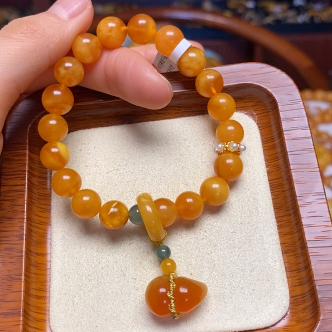 【闪购商品】蜜蜡手链未镶嵌手串