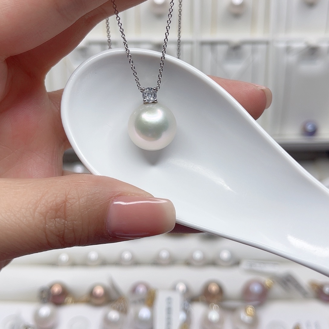 淡水珍珠未镶嵌吊坠(赠链)