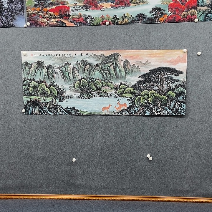 国画小六尺山水一幅