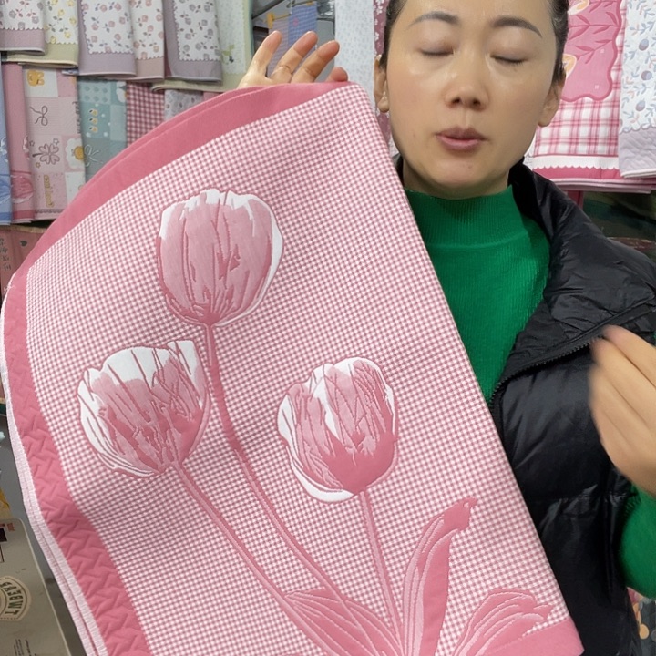棉特价粉色郁金香