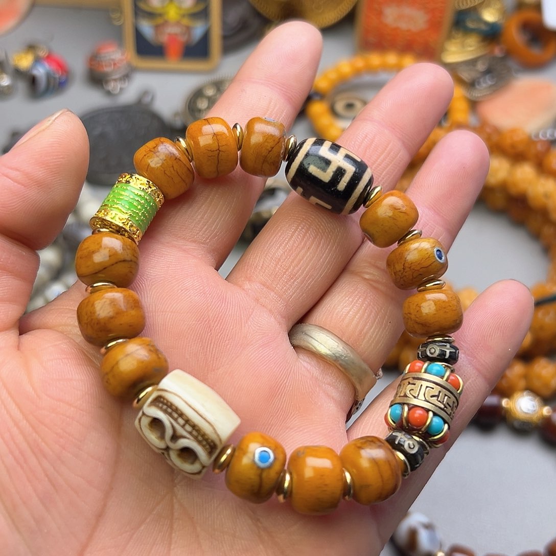 柏香籽/百香籽手串猪*官