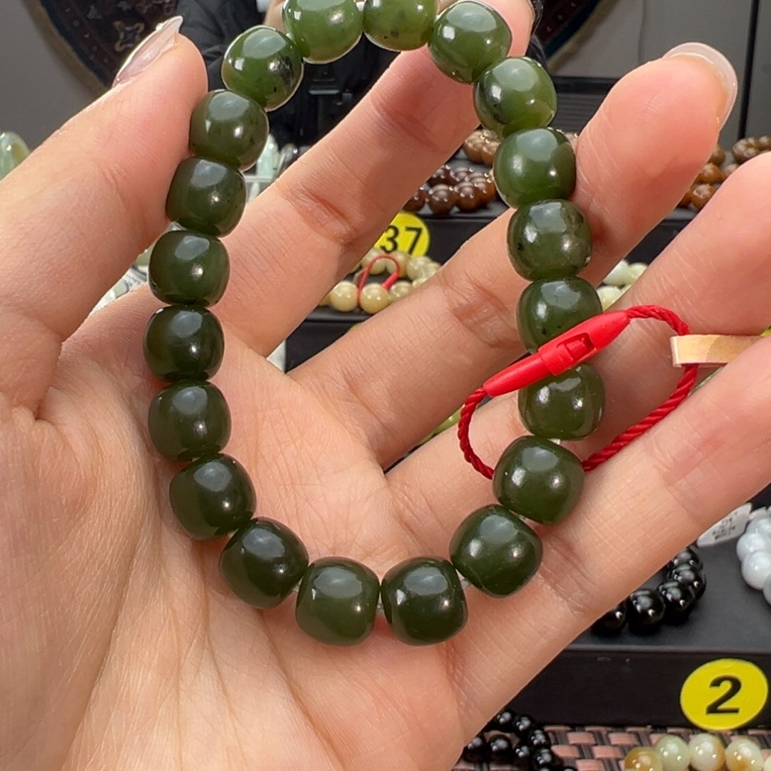 未镶嵌手串和田玉木孜塔格9x10