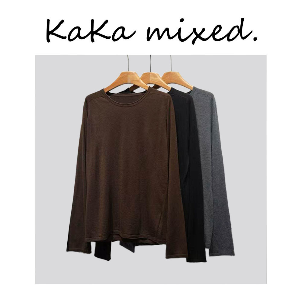 圆领长袖针织衫-YMY2503079