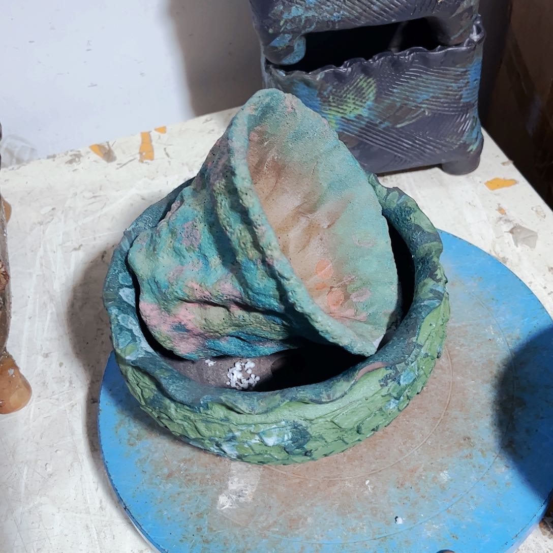 景德镇陶瓷花盆瑕