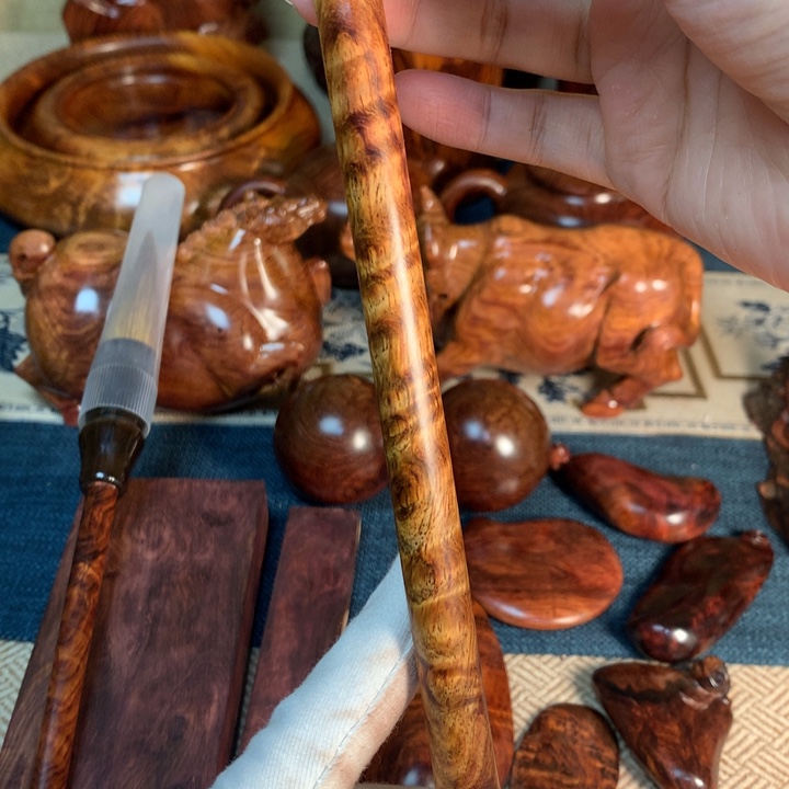 把件黄花梨/降香黄檀毛笔