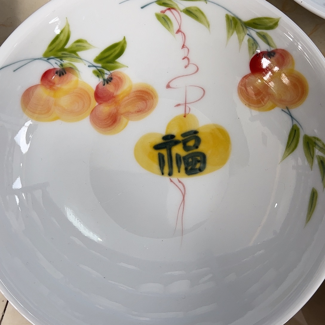 瓷片景德镇陶瓷手工手绘制作