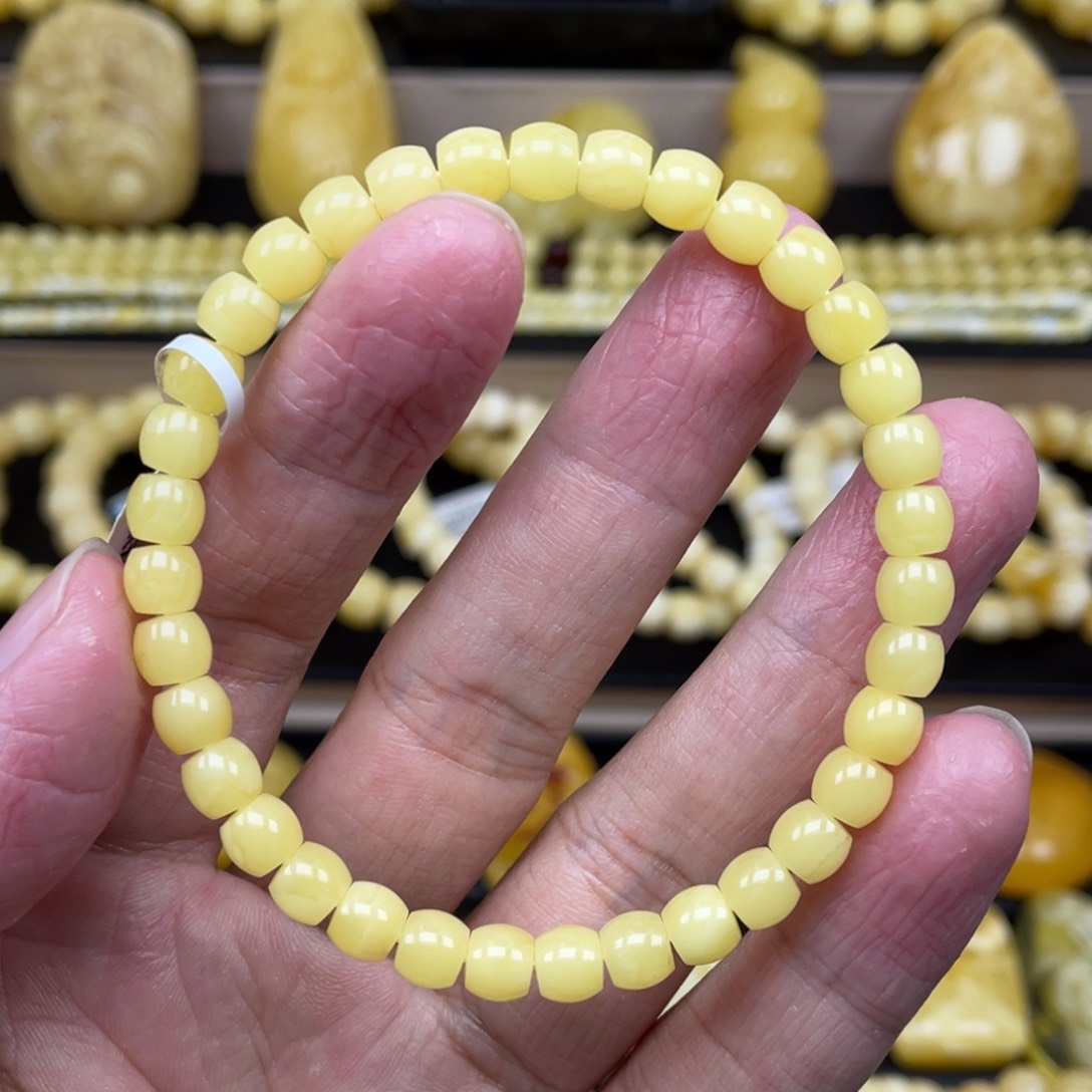 琥珀裸石未镶嵌琥珀蜜蜡