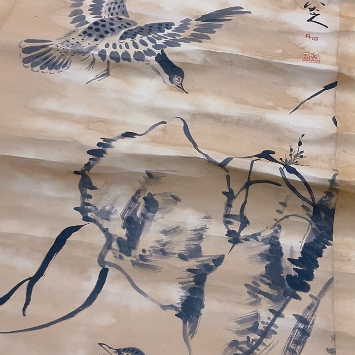 摆件，轴坏，小破损，水渍都是正常的，水渍严重，