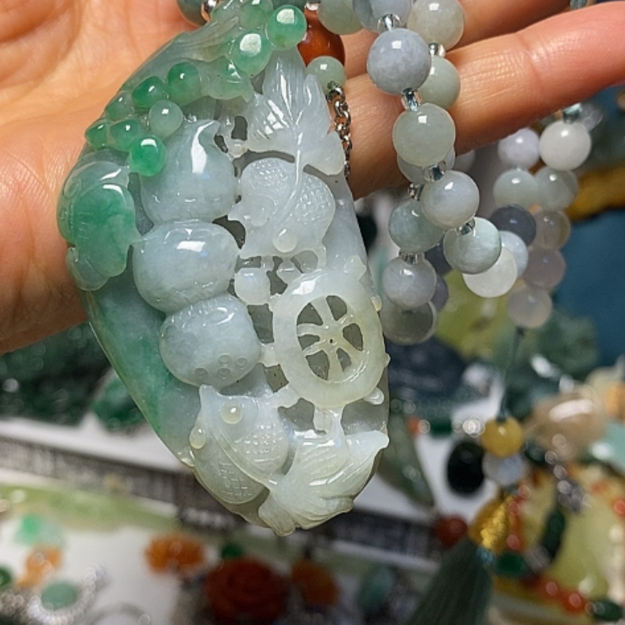 【闪购商品】翡翠未镶嵌吊坠(赠链)用****9