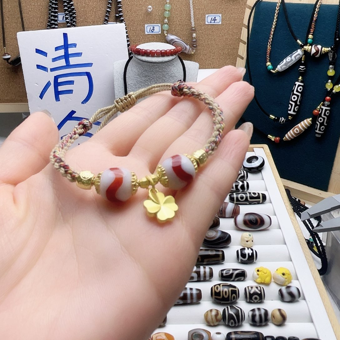 玛瑙/玉髓合金颈饰