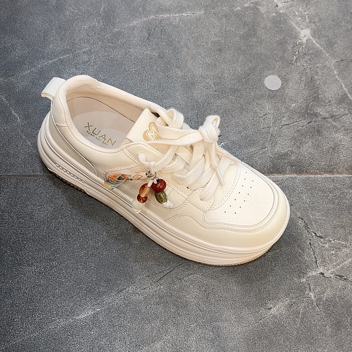 小白鞋533-70139杏色40