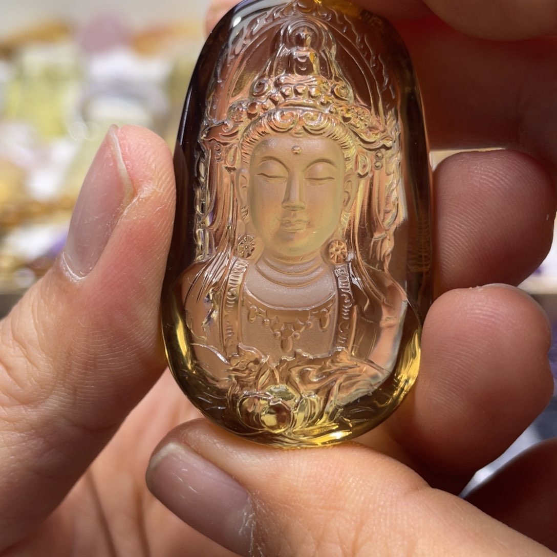 未镶嵌颈饰水晶定制