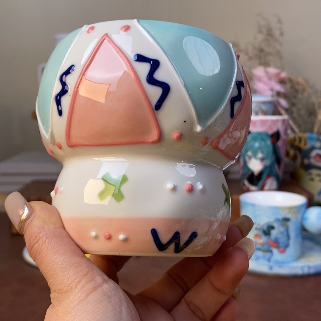 杯景德镇手绘杯子