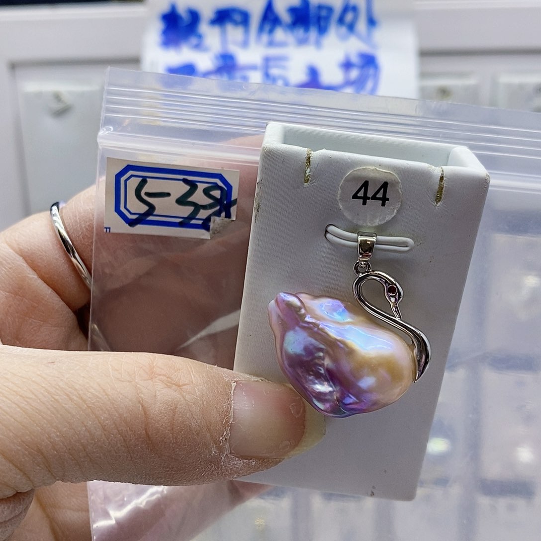 颈饰合金淡水珍珠