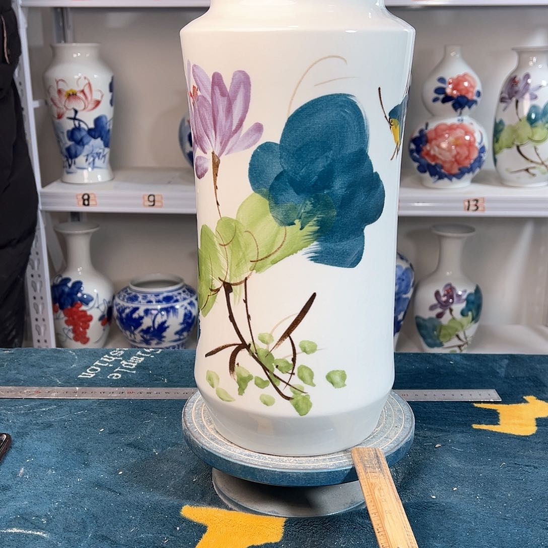 摆件景德镇陶瓷书鸟