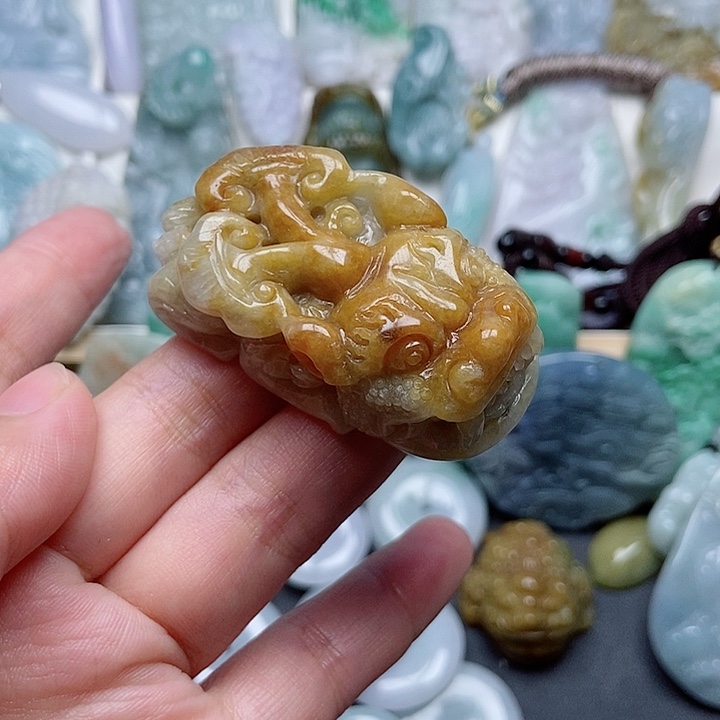 翡翠未镶嵌吊坠(不含链)翡翠