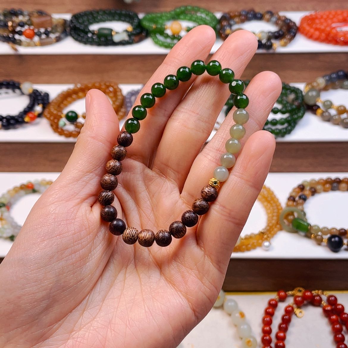 【闪购商品】和田玉未镶嵌手串