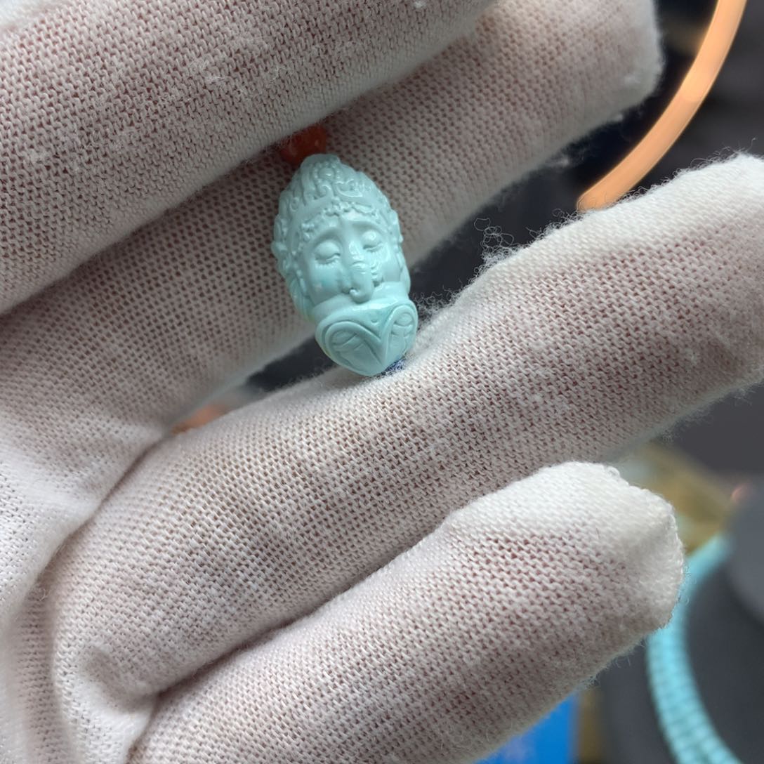 绿松石挂件未镶嵌