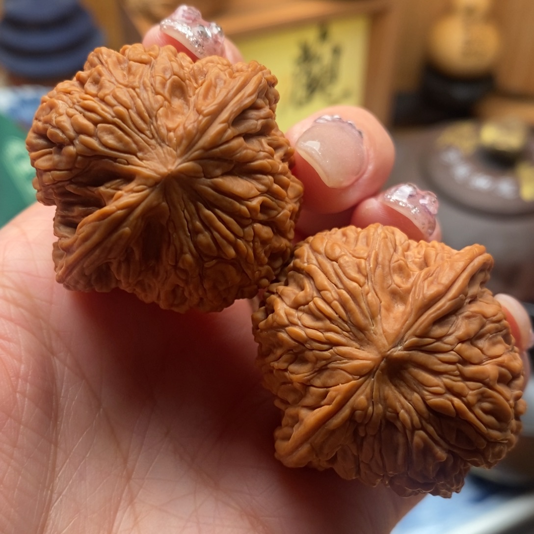 文玩核桃把件40尺寸全品磨盘