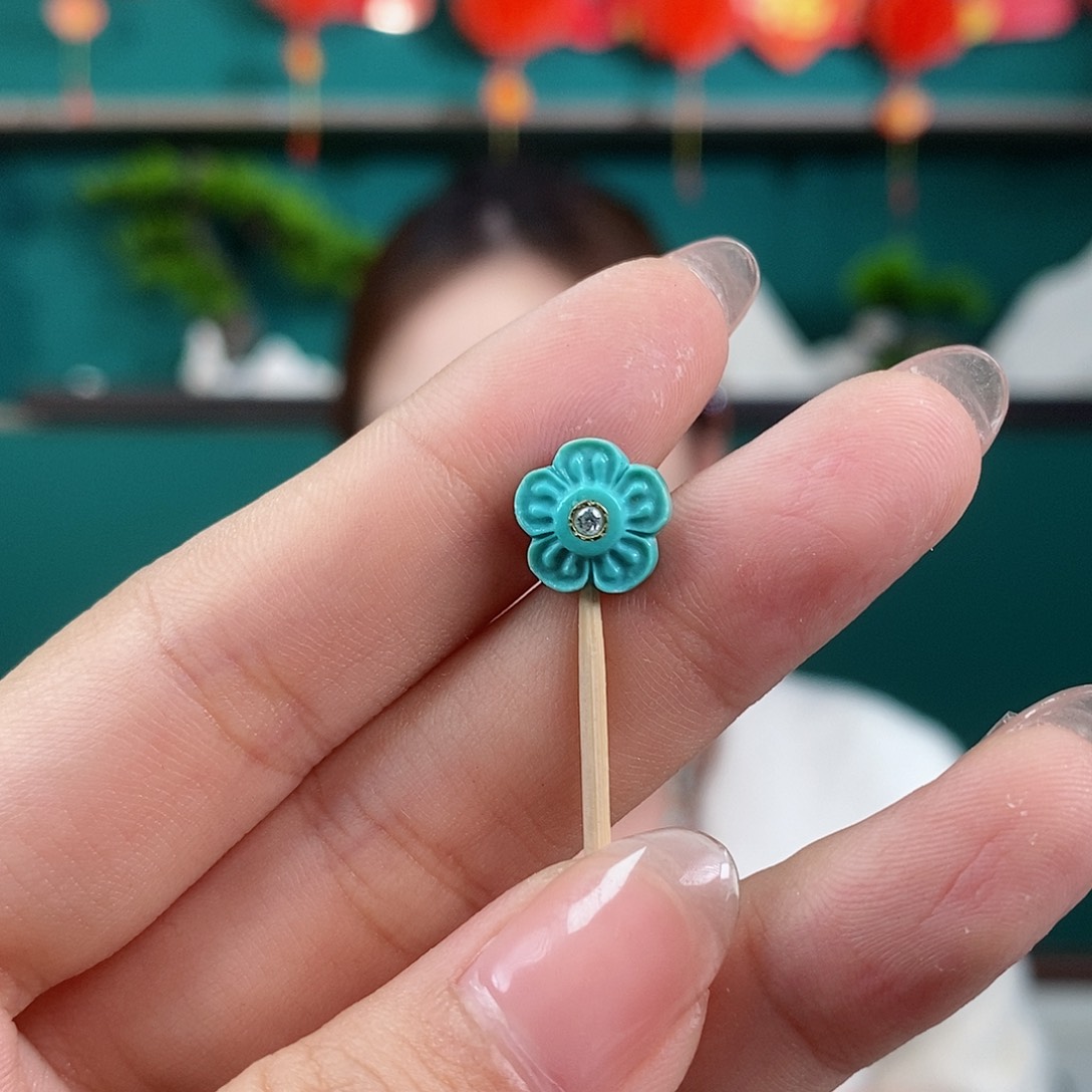 绿松石珠宝奇石未镶嵌